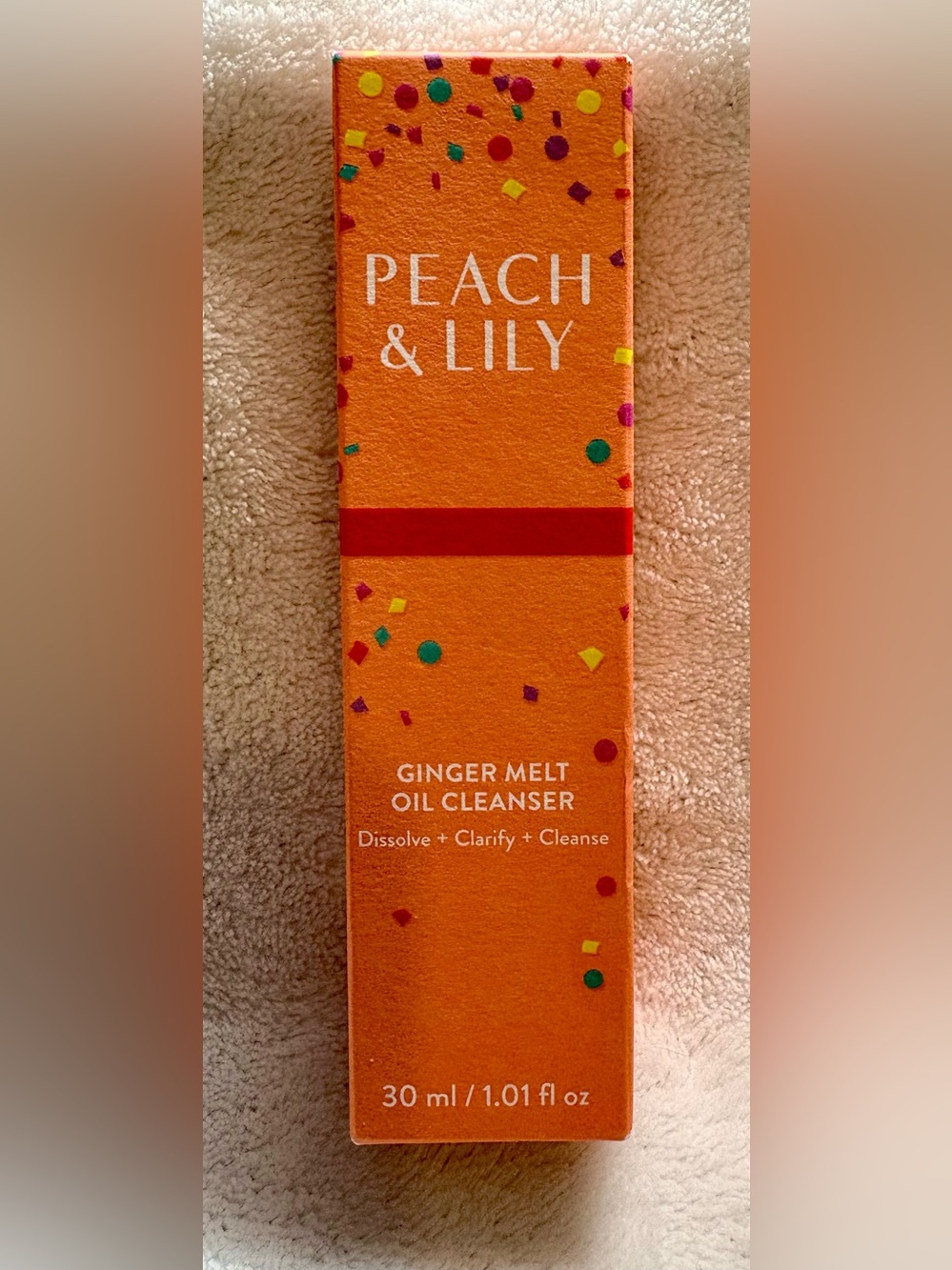 Peach and Lily Ginger Melt Oil Cleanser — Orange